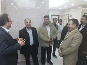 بازدید ریاست محترم دانشگاه علوم پزشکی تبریز از شبکه بهداشت و درمان شهرستان مرند