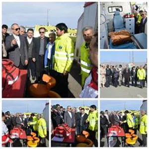 بازدید دکتر خدابخش استاندار محترم آذربایجان شرقی از پایگاه امداد و نجات اورژانس ۱۱۵ شهرستان مرند