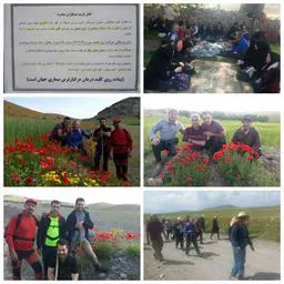 آخرین پیاده روی گروهی کارکنان  شبکه بهداشت و درمان شهرستان مرند قبل از ماه مبارک رمضان درنیمه دوم اردیبهشت ماه  سال ۱٣٩٧  از شهر یامچی تا روستای گلین قی