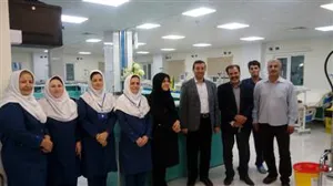 بازدید سرزده معاون معاونت درمان دانشگاه و مدیر تعالی بالینی و امور بیمارستانها جناب دکتر نظری از بیمارستان آیت ا... حجت کوه کمری شهرستان مرند