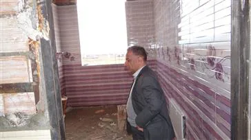 بازدید مدیر شبکه بهداشت و درمان شهرستان مرند از پروژه در حال ساخت احداث خیر ساز روستای لیوار