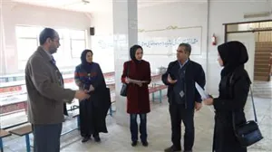 بازدید مشترک کارشناسان بهداشت مدارس و بهداشت محیط و نماینده آموزش و پرورش از هنرستان شبانه روزی کاردانش امام حسین شهرستان مرند