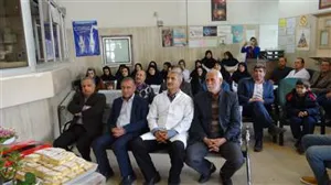 مراسم گرامیداشت روز آزمایشگاه در آزمایشگاه مرکزی مرکز بهداشت شهرستان مرند با حضور مدیر شبکه و معاونین