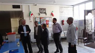 بازدید معاون استاندار و فرماندار شهرستان مرند و بخشدار مرکزی از فرایند انتخابات پنجمین دوره نظام پرستاری شهرستانهای مرند و جلفا