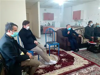 بازدید مدیر شبکه بهداشت و درمان شهرستان مرند دکتر صمد طاهری ، معاون بهداشتی و مسئول کمیته های تخصصی ، از مراحل اجرایی طرح شهید حاج قاسم سلیمانی مرکز جامع سلامت شهری و روستایی کشکسرای