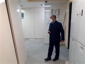 بازدید مدیر شبکه بهداشت و درمان شهرستان مرند از  مراحل تکمیلی سی تی اسکن بیمارستان آیت ا... حجت کوه کمری شهرستان مرند