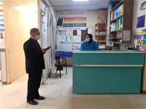 بازدید مدیر شبکه بهداشت و درمان شهرستان مرند از اورژانس بیمارستان آیت ا... حجت کوه کمری شهرستان مرند
