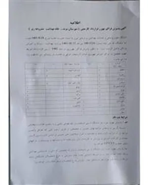  آگهی پذیرش فراگیر بهورز قرارداد معین ( شهرستان مرند ... خانه بهداشت مشروحه )