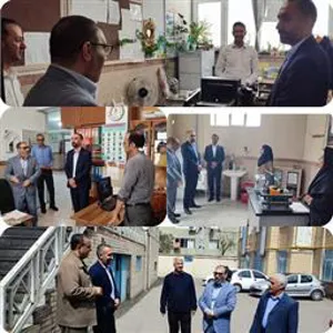 دیدار مدیر جدید شبکه بهداشت و درمان شهرستان با کارکنان ستاد شبکه