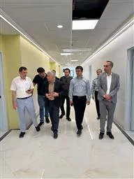 بازدید معاون توسعه مدیریت و منابع دانشگاه علوم پزشکی تبریز از طرح‌های عمرانی شبکه بهداشت و درمان شهرستان مرند