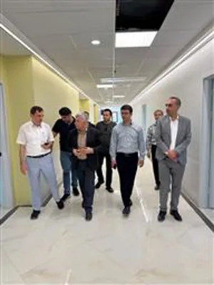 بازدید معاون توسعه مدیریت و منابع دانشگاه علوم پزشکی تبریز از طرح‌های عمرانی شبکه بهداشت و درمان شهرستان مرند
