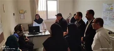 بازدید ریاست دانشگاه علوم پزشکی تبریز و معاونین از اجرای برنامه پزشک خانواده و نظام ارجاع در شهرستان مرند