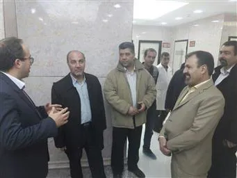بازدید ریاست محترم دانشگاه علوم پزشکی تبریز از شبکه بهداشت و درمان شهرستان مرند