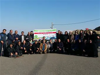پیاده روی گروهی کارکنان شبکه بهداشت و درمان شهرستان مرند به مناسبت هفته ملی سلامت مردان ایران سال 97