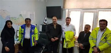 بازدید رئیس بازرسی سازمان اورژانس کشور و هیات همراه از پایگاههای اورژانس 115 شهرستان مرند