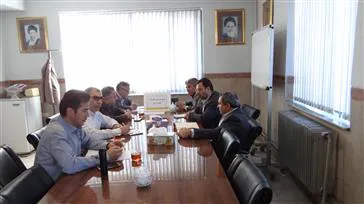 برگزاری اولین جلسه کمیته آب شرب شهرستان مرند در سال 98 با حضور نمایندگان  عضو این کمیته در دفتر رییس مرکز بهداشت شهرستان مرند