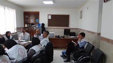 جلسه هاهنگی اعضای تیم واکنش سریع در خصوص حوادث غیر مترقبه با حضور معاون بهداشتی شبکه  