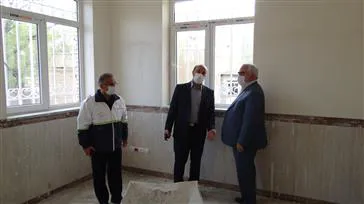 بازدید ریاست محترم دانشگاه علوم پزشکی تبریز از پروژه های عمرانی در دست اجرای شبکه بهداشت و درمان شهرستان مرند