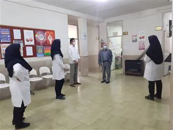 بازدید سرزده مدیر شبکه بهداشت و درمان شهرستان مرند از مراکز خدمات جامع سلامت شهری روستایی مطهری