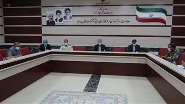 برگزاری جلسه ستاد مبارزه با کرونا ویروس شهرستان مرند در سالن اجتماعات ساختمان فرمانداری ویژه شهرستان مرند 