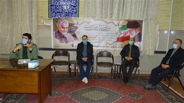 برگزاری دوره توجیهی آموزشی طرح شهید حاج قاسم سلیمانی جهت مقابله با بیماری کرونا برای بسیجیان حوزه نصر یک شهری شهرستان مرند