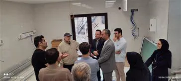 بازدید دکتر احمد رضا جودتی ریاست محترم دانشگاه علوم پزشکی تبریز و هیات همراه  از طرح های عمرانی در دست اجرا حوزه درمان