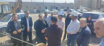 بازدید رئیس دانشگاه علوم پزشکی تبریز از پروژه‌های عمرانی شبکه بهداشت و درمان مرند